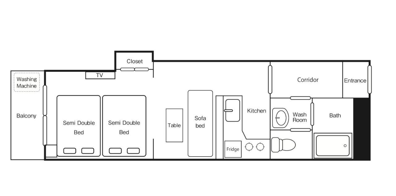 Elizabeth Garden II Apart otel Osaka Dış mekan fotoğraf